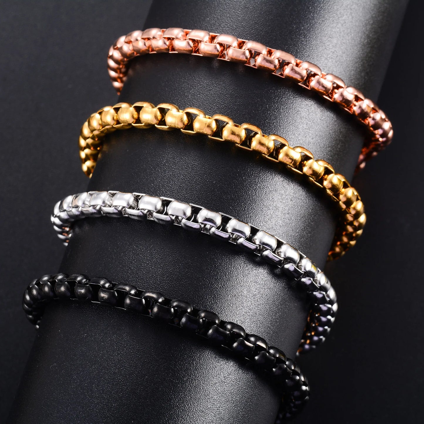 Square Box Chain Bracelet