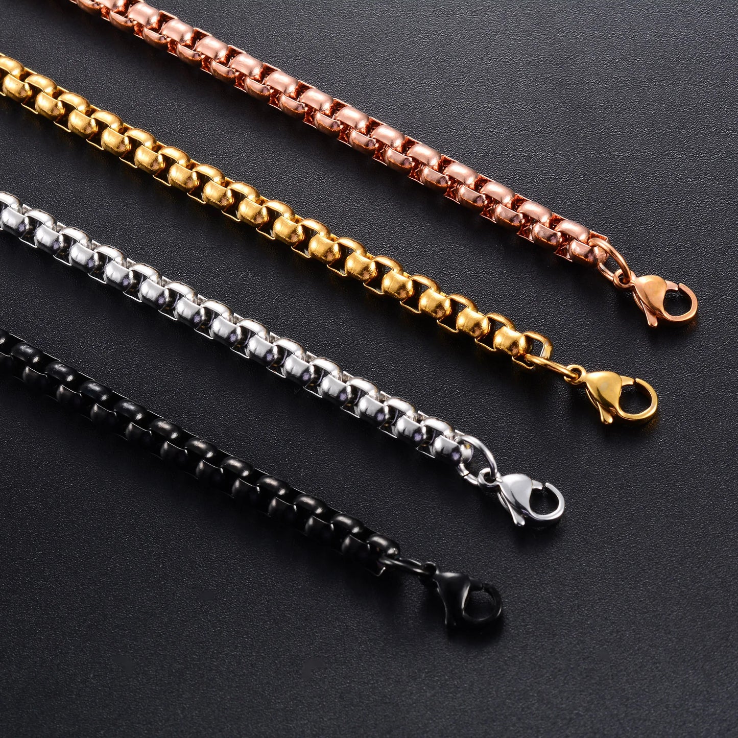 Square Box Chain Bracelet