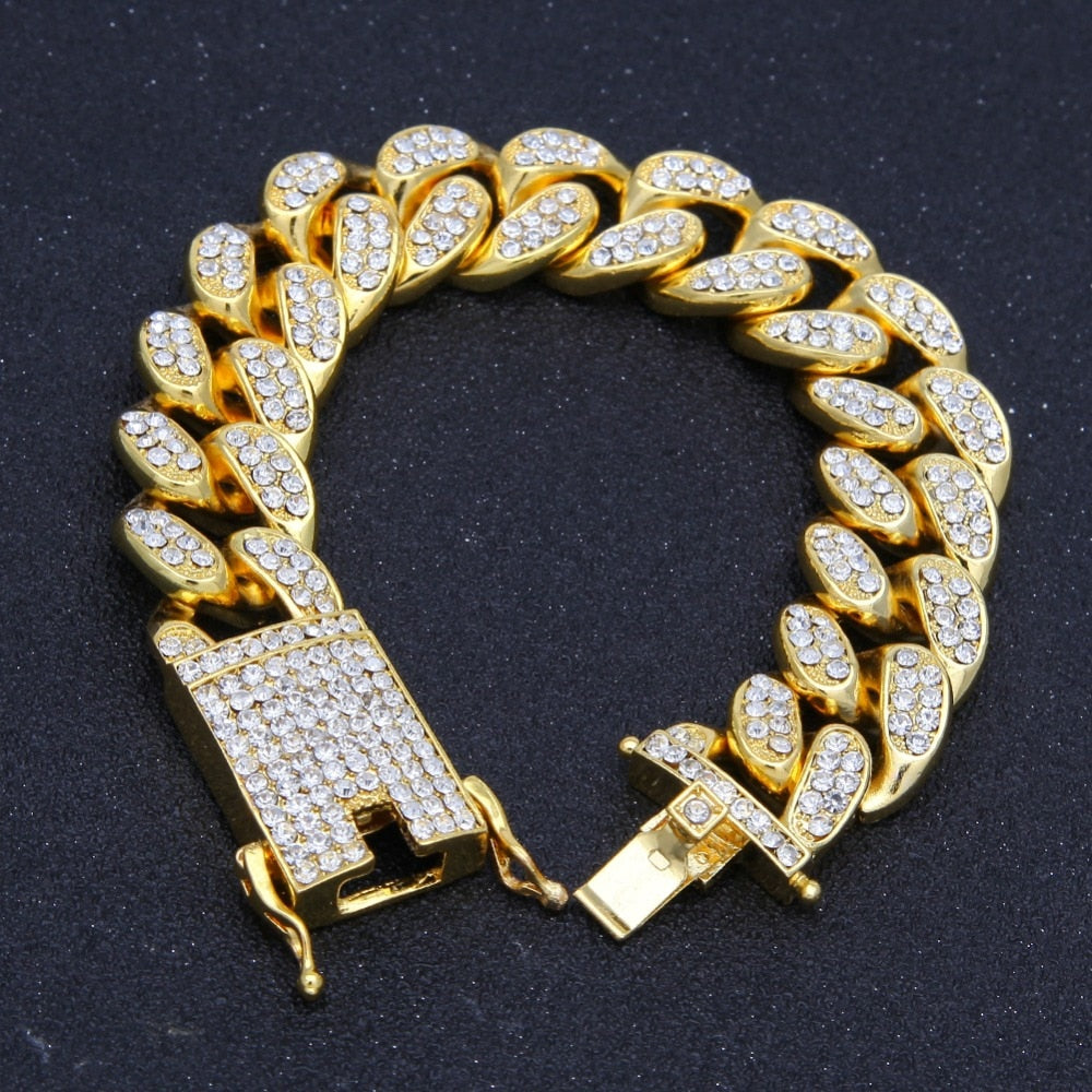 2cm Gold Cuban Chain