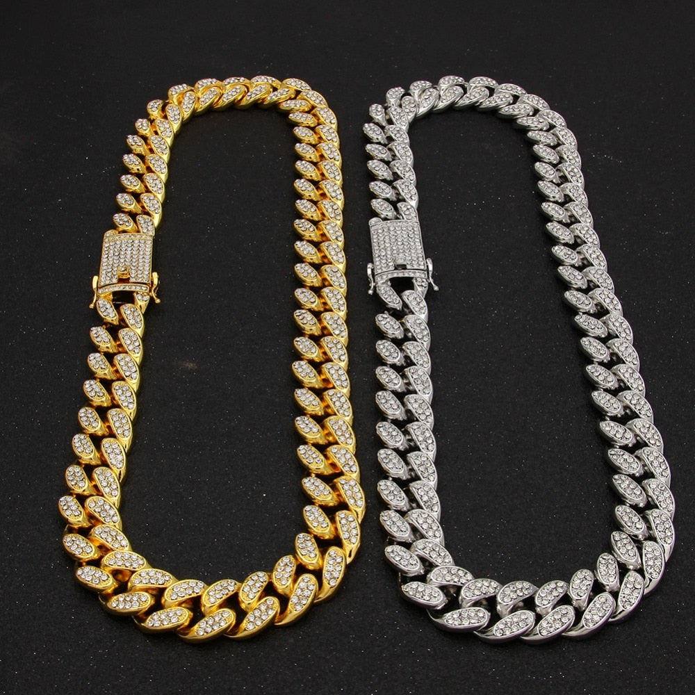 2cm Gold Cuban Chain