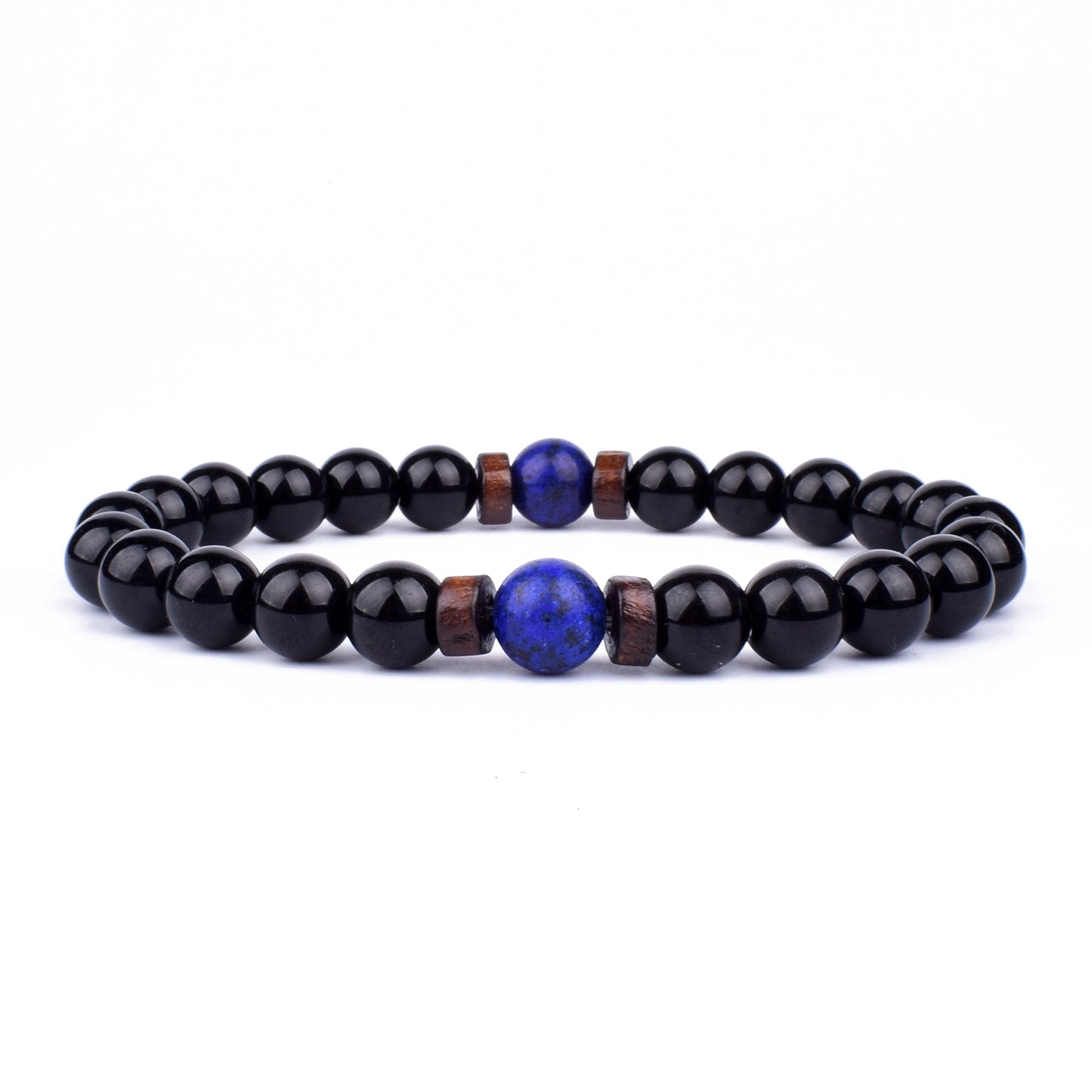 Volcanic Stone Bracelet for Men Lava Wooden 8mm Beads Bracelet Tibetan Buddha Wrist Chain Women Men Jewelry Gift New Bracelets